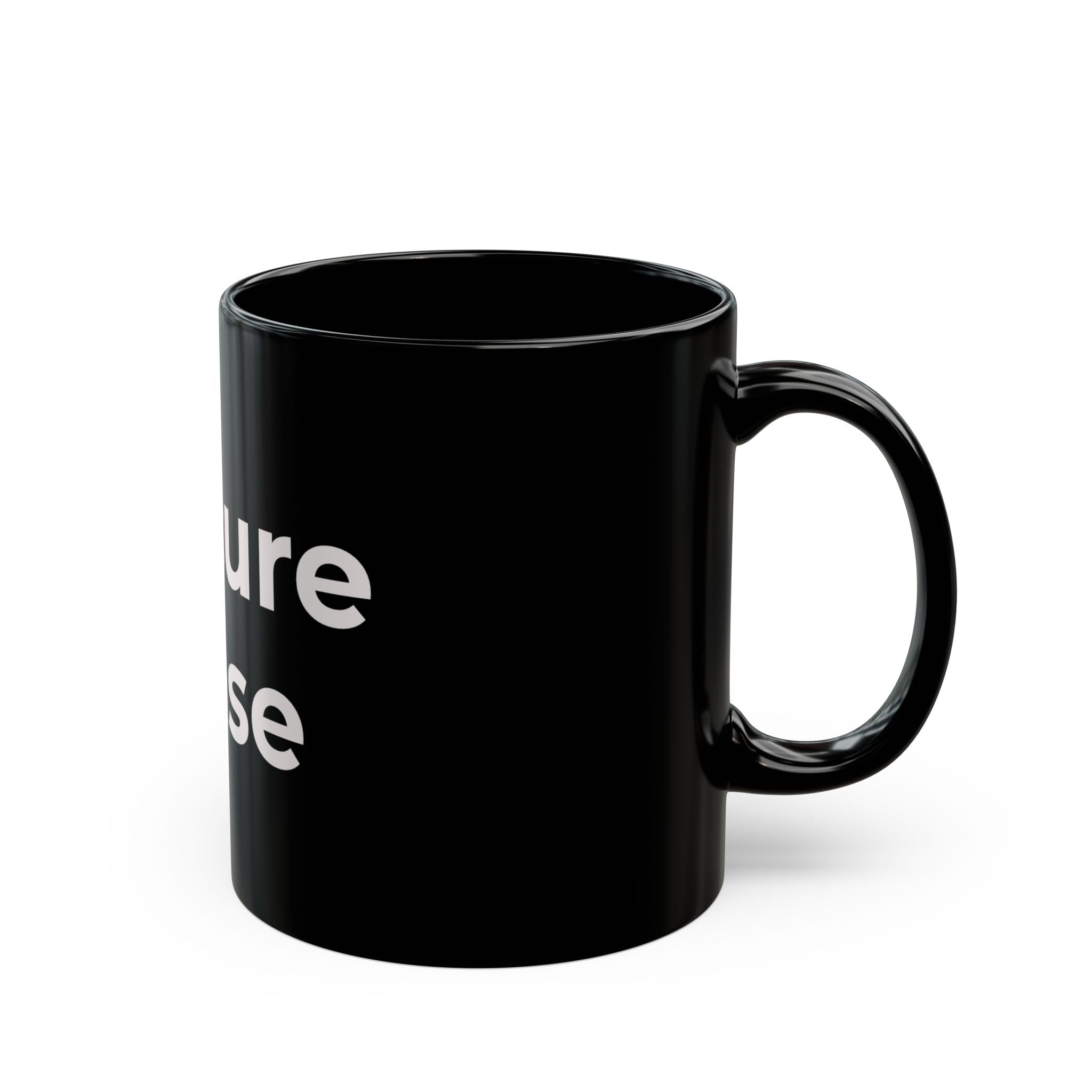 Secure Base Black Ceramic Mug