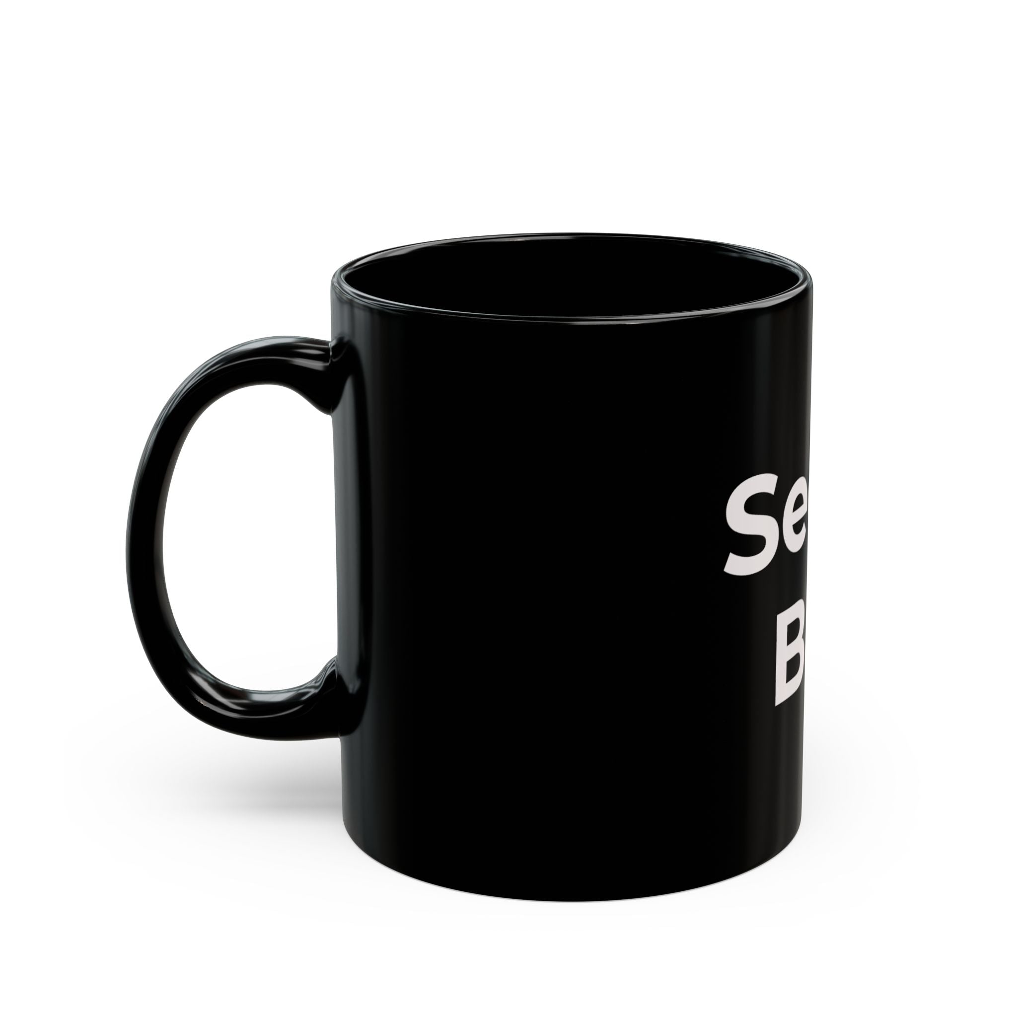 Secure Base Black Ceramic Mug